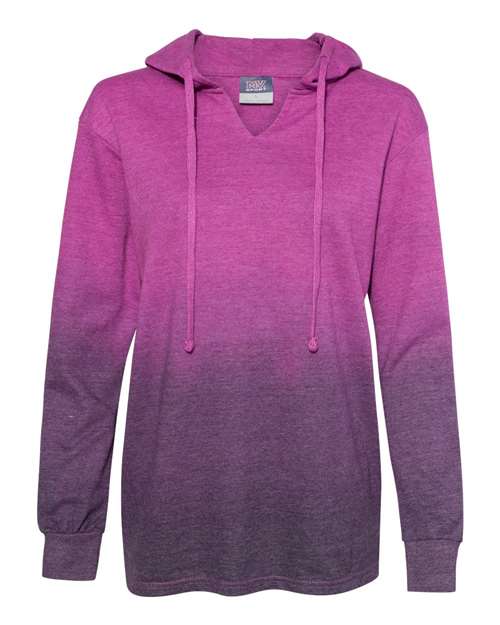 Women's French Terry Ombré Hooded Sweatshirt - 7806