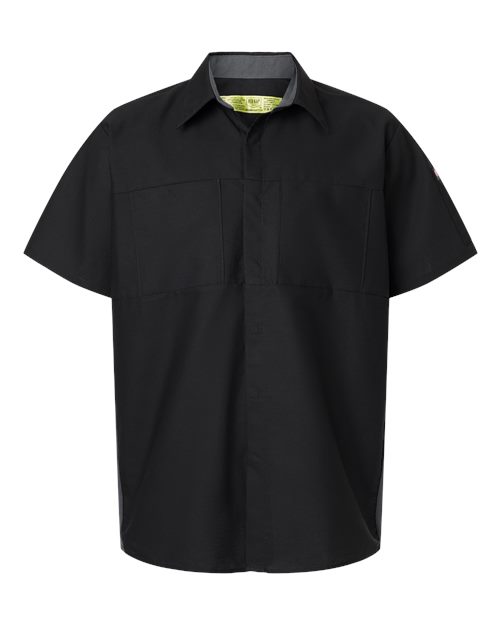 Men's Performance Plus Short Sleeve Shirt With Oilblok Technology - 7459