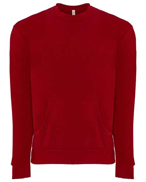 Unisex Santa Barbara Pocket Crewneck Sweatshirt - 6806