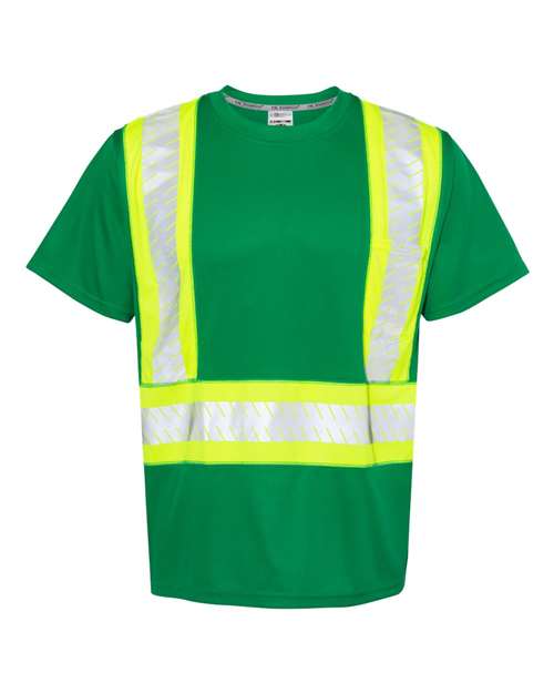 Unisex EV Series® Enhanced Visibility Contrast Pocket T-Shirt