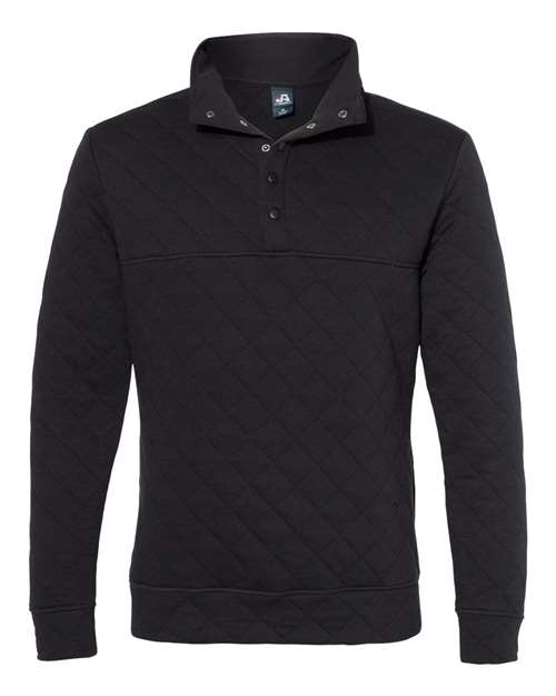 Men's Quilted Half-Snap Pullover - 8095