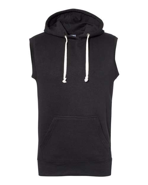 Men's Triblend Sleeveless Hooded Sweatshirt - 8097