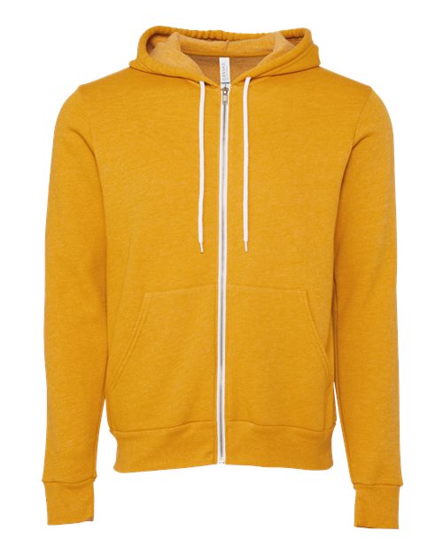 Unisex Sponge Fleece Full-Zip Hoodie Sweatshirt - 2769
