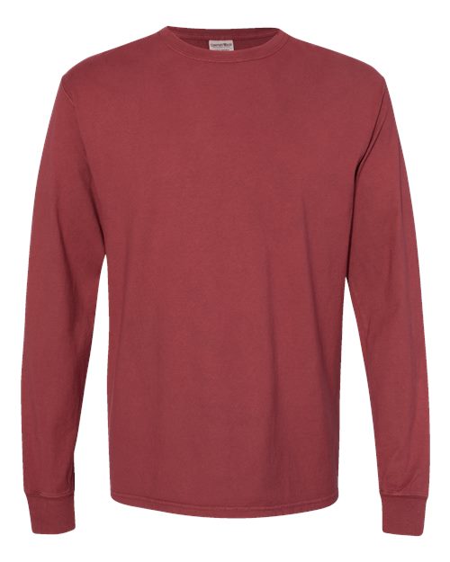 Unisex Garment-Dyed Long Sleeve T-Shirt - 6257