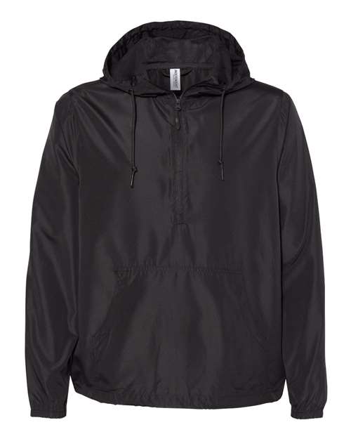 Unisex Lightweight Quarter-Zip Windbreaker Pullover Jacket - 8800