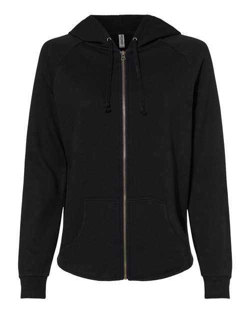 Women's California Wave Wash Full-Zip Hooded Sweatshirt - 8801
