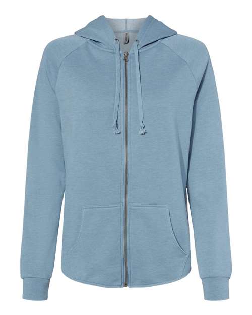 Women's California Wave Wash Full-Zip Hooded Sweatshirt - 8801