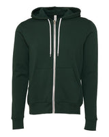 Unisex Sponge Fleece Full-Zip Hoodie Sweatshirt - 2769