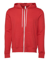 Unisex Sponge Fleece Full-Zip Hoodie Sweatshirt - 2769