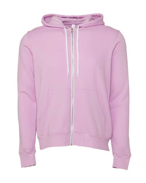 Unisex Sponge Fleece Full-Zip Hoodie Sweatshirt - 2769