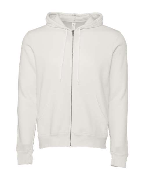 Unisex Sponge Fleece Full-Zip Hoodie Sweatshirt - 2769