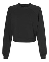 Women's Crop Raglan Crewneck Sweatshirt