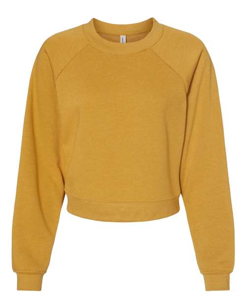 Women's Crop Raglan Crewneck Sweatshirt