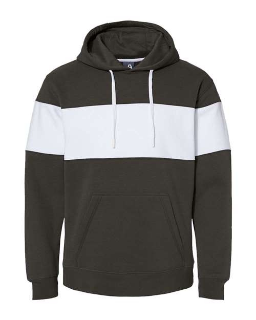 Men's Varsity Fleece Colorblocked Hooded Sweatshirt - 9115