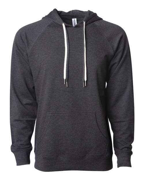 Unisex Icon Lightweight Loopback Terry Hooded Sweatshirt - 9126