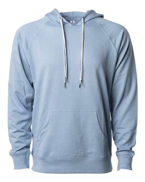 Unisex Icon Lightweight Loopback Terry Hooded Sweatshirt - 9126
