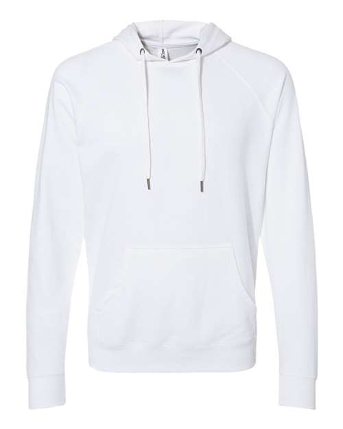 Unisex Icon Lightweight Loopback Terry Hooded Sweatshirt - 9126