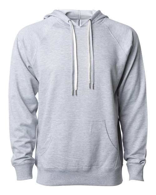 Unisex Icon Lightweight Loopback Terry Hooded Sweatshirt - 9126