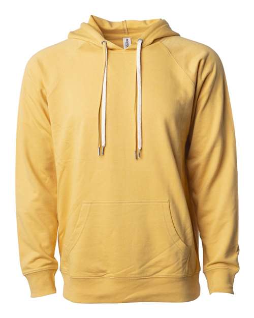 Unisex Icon Lightweight Loopback Terry Hooded Sweatshirt - 9126