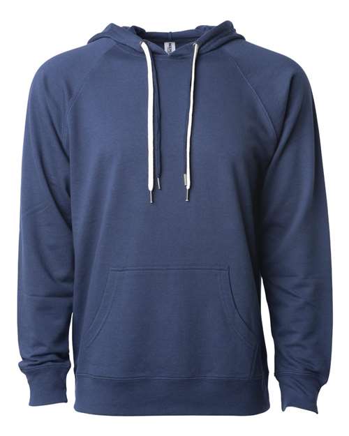 Unisex Icon Lightweight Loopback Terry Hooded Sweatshirt - 9126