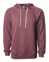 Unisex Icon Lightweight Loopback Terry Hooded Sweatshirt - 9126