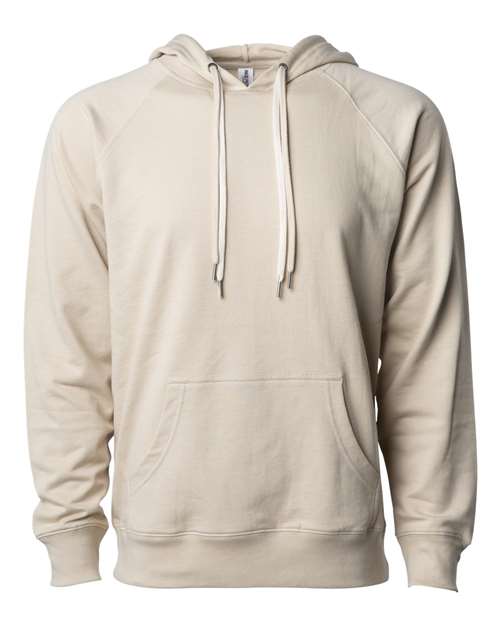 Unisex Icon Lightweight Loopback Terry Hooded Sweatshirt - 9126