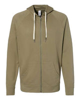 Unisex Icon Lightweight Loopback Terry Full-Zip Hooded Sweatshirt