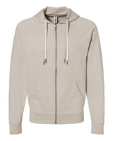 Unisex Icon Lightweight Loopback Terry Full-Zip Hooded Sweatshirt