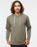 Unisex Icon Lightweight Loopback Terry Hooded Sweatshirt - 9126
