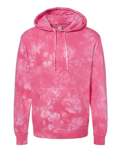 Unisex Midweight Tie-Dyed Hooded Sweatshirt - 9795