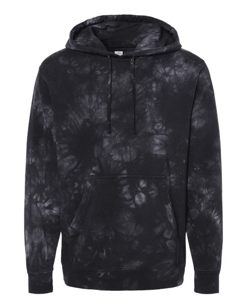 Unisex Midweight Tie-Dyed Hooded Sweatshirt - 9795