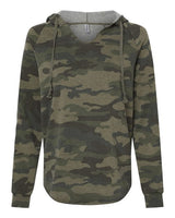 Women’s Lightweight California Wave Wash Hooded Sweatshirt - 7789