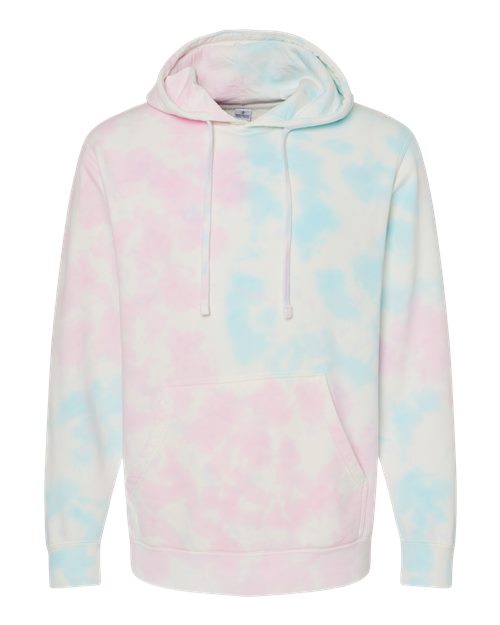 Unisex Midweight Tie-Dyed Hooded Sweatshirt - 9795