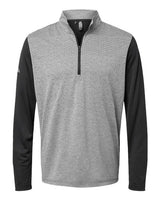 Men's Ultimate365 Heather Block Print Quarter-Zip Pullover - 10209