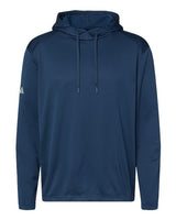 Men's Textured Mixed Media Midweight Hooded Sweatshirt - 10214