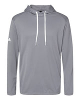 Men's Textured Mixed Media Midweight Hooded Sweatshirt - 10214