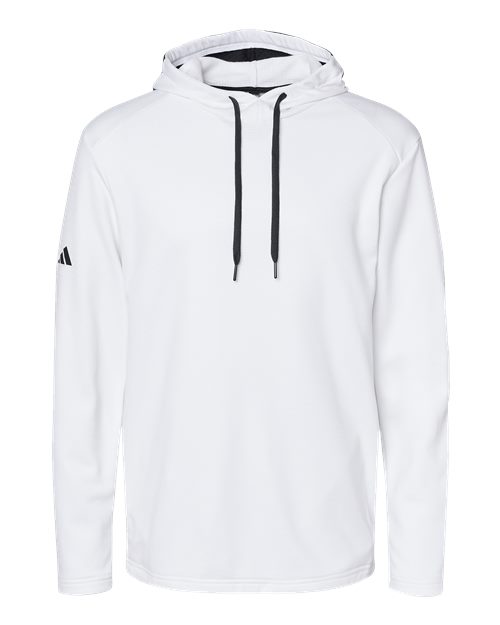 Men's Textured Mixed Media Midweight Hooded Sweatshirt - 10214