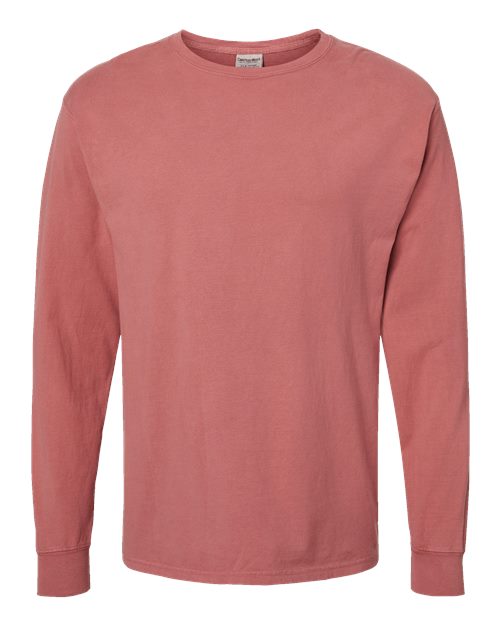 Unisex Garment-Dyed Long Sleeve T-Shirt - 6257
