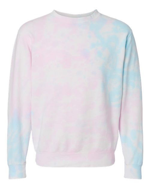 Unisex Midweight Tie-Dyed Crewneck Sweatshirt - 10322