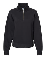 Women's Sueded Fleece Quarter-Zip Sweatshirt - 10419
