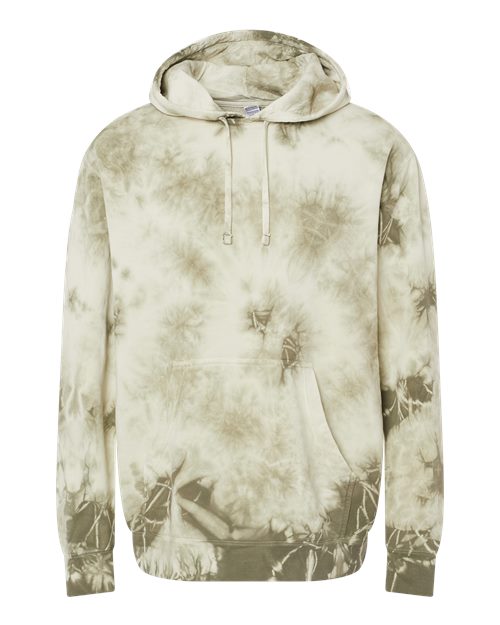 Unisex Midweight Tie-Dyed Hooded Sweatshirt - 9795