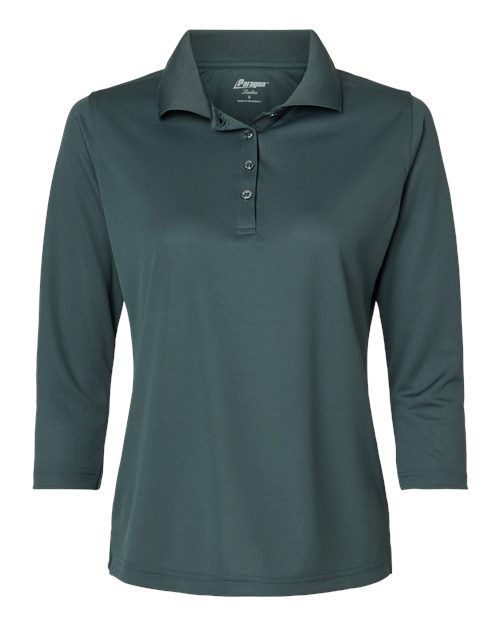 Women's Lady Palm Three-Quarter Sleeve Polo - 10546