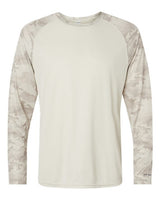 Unisex Cayman Performance Camo Colorblocked Long Sleeve T-Shirt - 10524